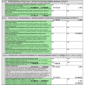 Fragment strony piątej PIT-36